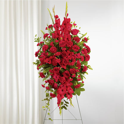 From the Heart Standing Spray –  Rimmon Heights Florist, Manchester NH