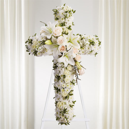 Spiritual Guidance Standing Spray –  Rimmon Heights Florist, Manchester NH