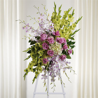 Lasting Legacy Standing Spray –  Rimmon Heights Florist, Manchester NH