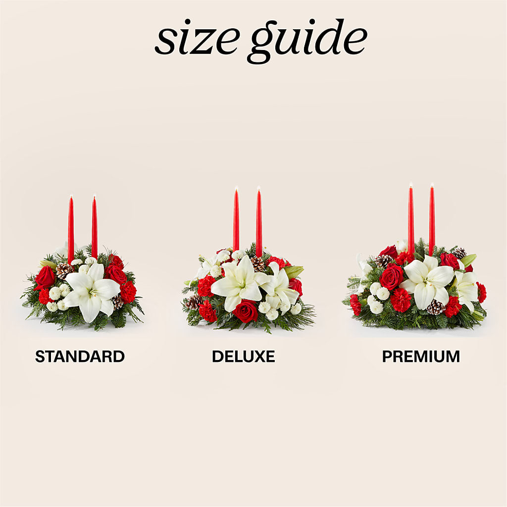 Seasonal Festivities Centerpiece –  Rimmon Heights Florist, Manchester NH