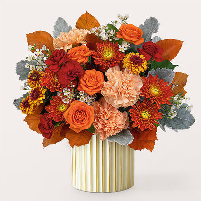 Merlot Bouquet with Ivory Vase –  Rimmon Heights Florist, Manchester NH