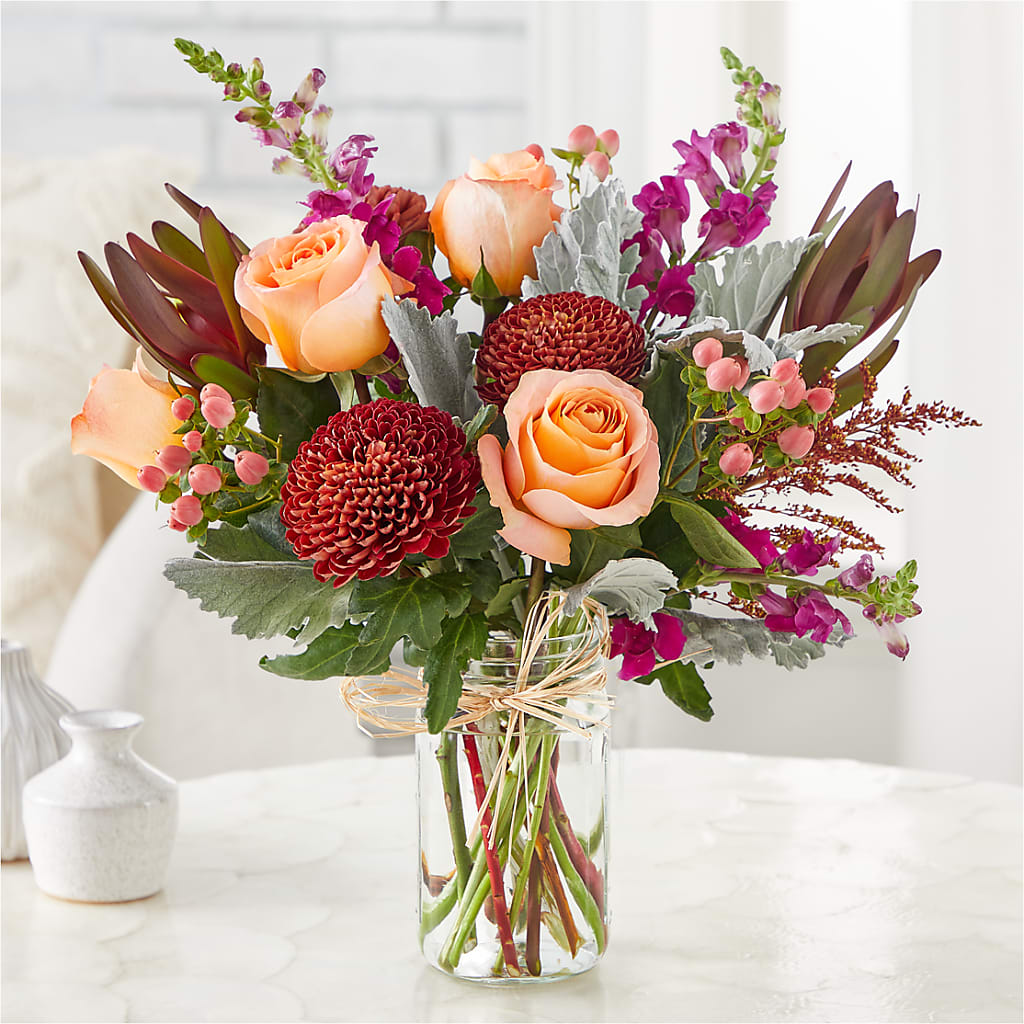 Moody Hues Bouquet –  Rimmon Heights Florist, Manchester NH