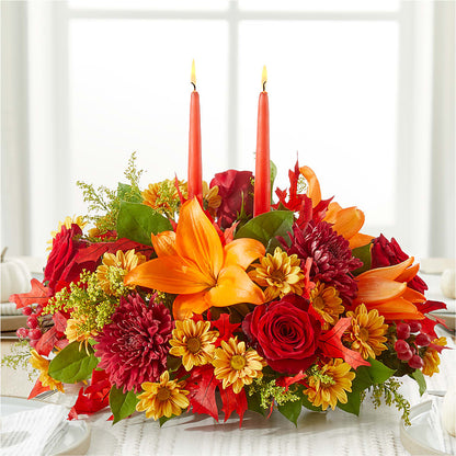 Autumn's Embrace Centerpiece –  Rimmon Heights Florist, Manchester NH