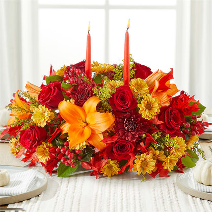 Autumn's Embrace Centerpiece –  Rimmon Heights Florist, Manchester NH