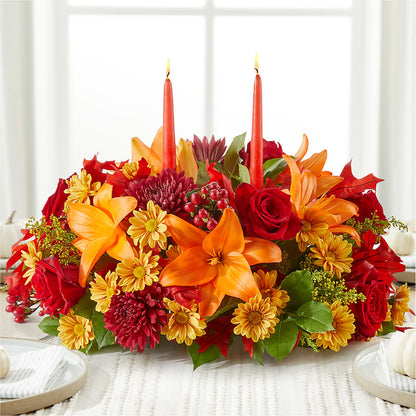 Autumn's Embrace Centerpiece –  Rimmon Heights Florist, Manchester NH