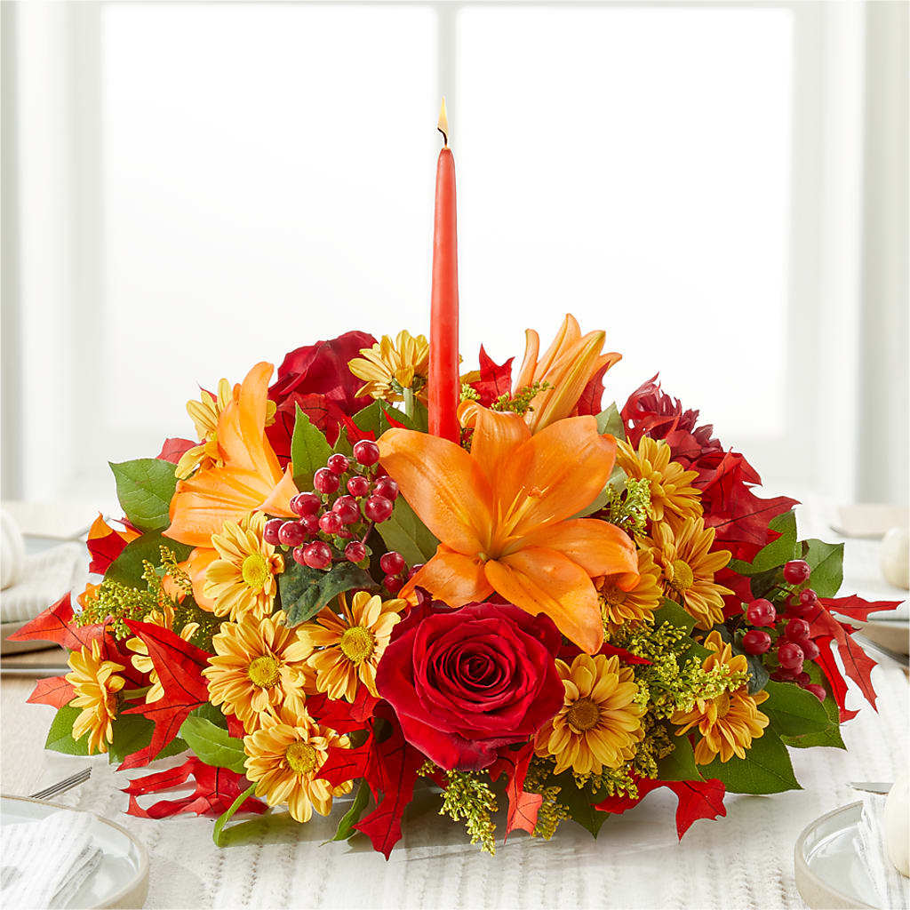 Autumn's Embrace Centerpiece –  Rimmon Heights Florist, Manchester NH