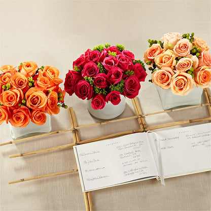 Dawn Rose Centerpiece –  Rimmon Heights Florist, Manchester NH